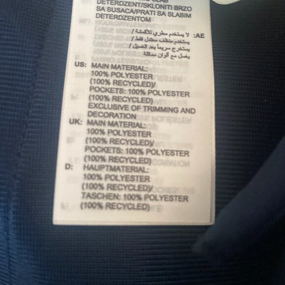 NWT Adidas Boy's Golf Dress Athletic Shorts Collegiate Navy‎ Size M D6 - Picture 5 of 5